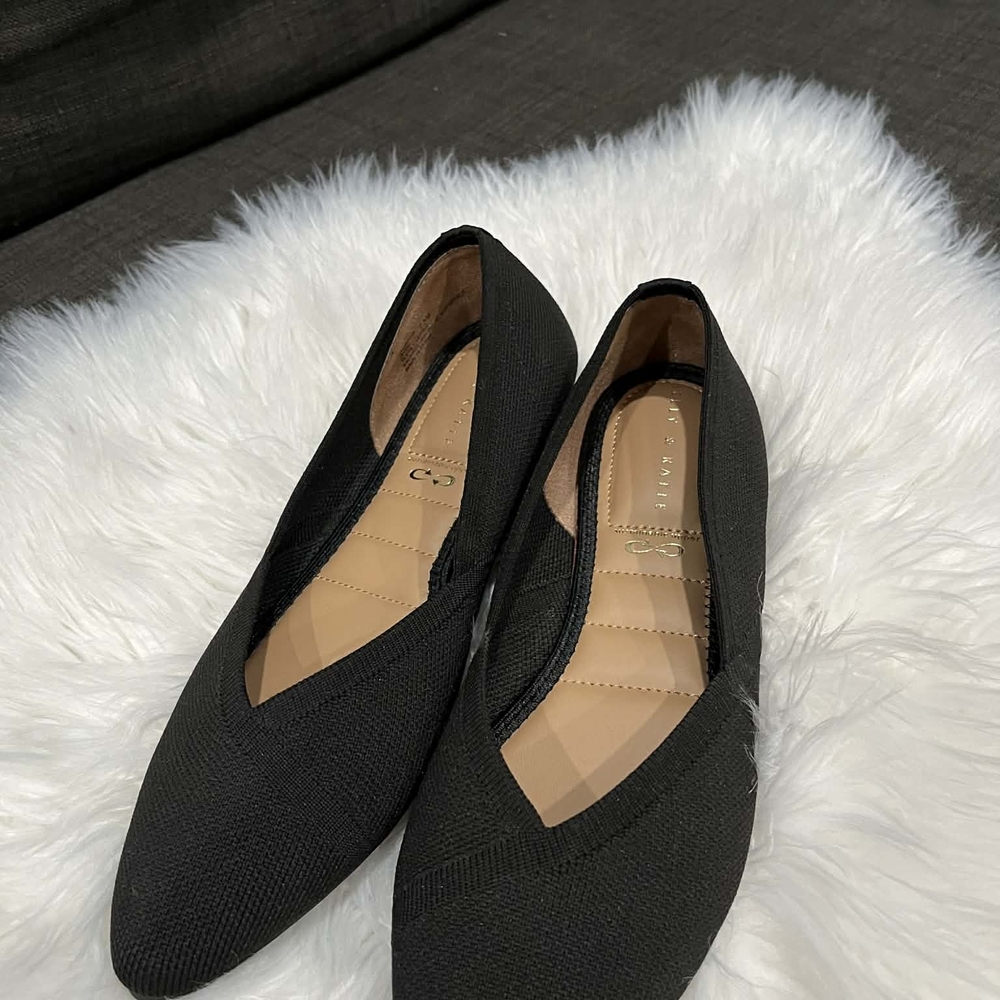 Kelly & Katie Black Flats New Whithout Label - Picture 8 of 8